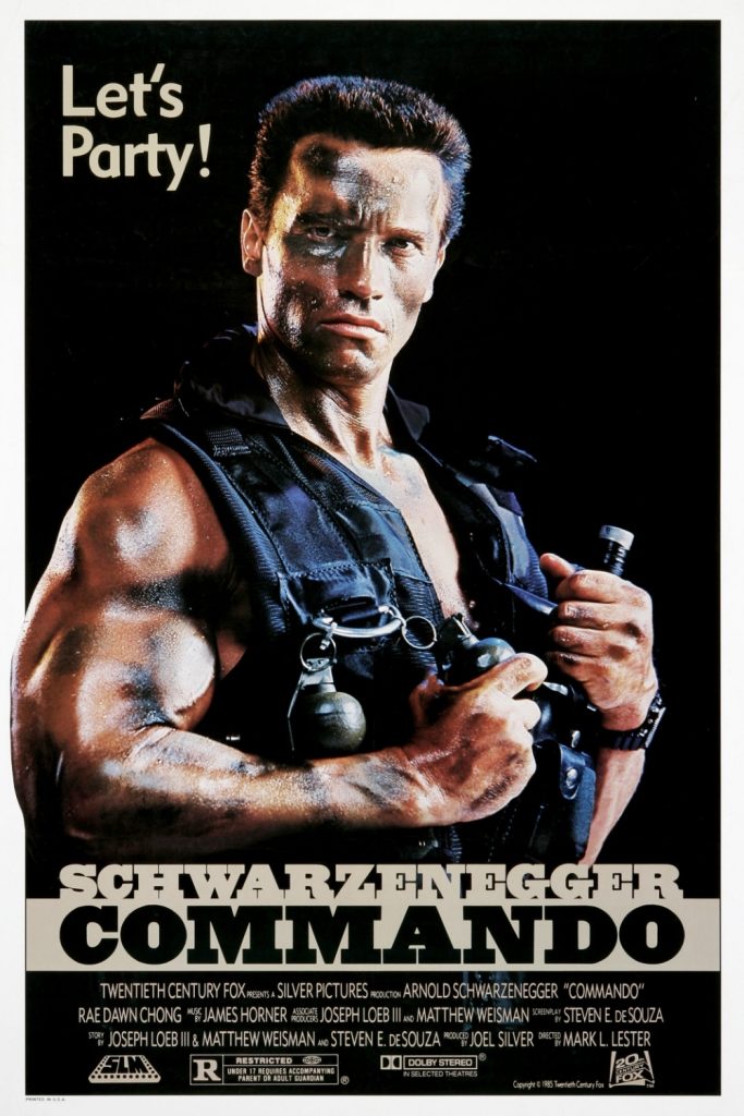 Arnold Schwarzenegger in Commando