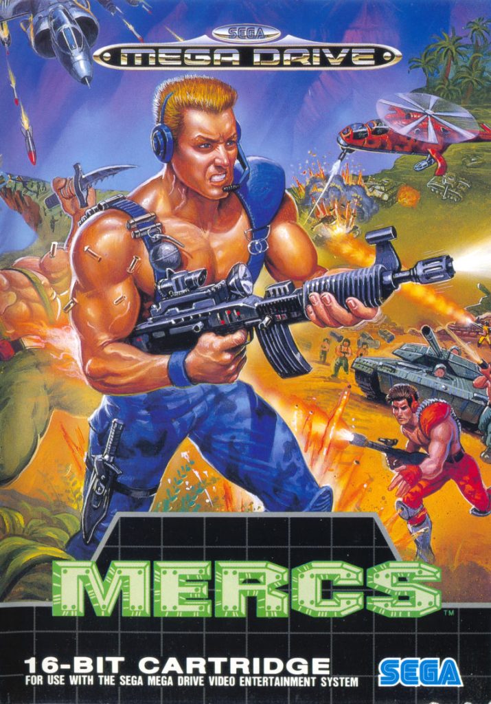 Mercs by Capcom for the Japanese SEGA Mega Drive, aka SEGA Genesis